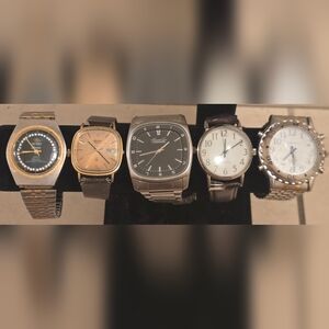 Watches for Men Vintage Seiko Watches Lot AS IS Condition